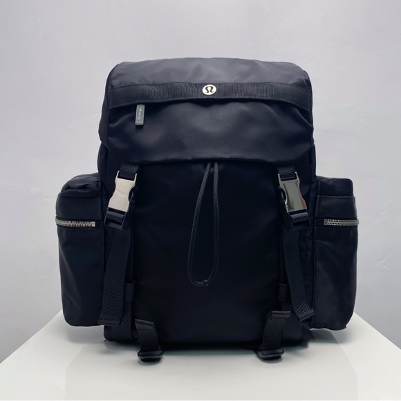 Meet the Posher Handbags - Lululemon Wunderlust Backpack Mini 14L Utility Classic Travel Colour Black